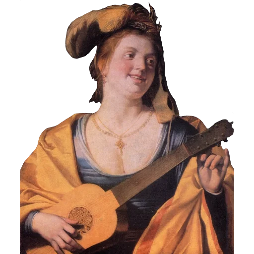 😄 Стикер «Smiling art Gerrit van Honthorst» для Telegram