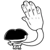 🖐 Эмодзи «Underpants» для Telegram