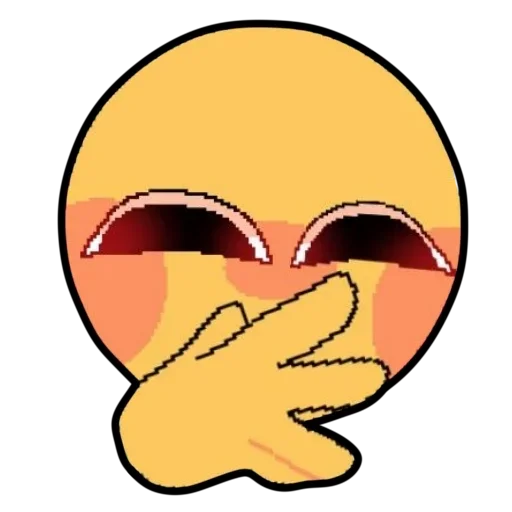 😏 Стикер «Смайлик блин» для Telegram