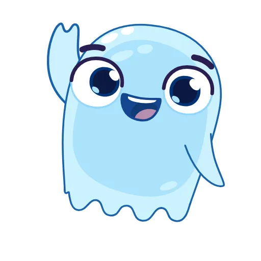 👋 Стикер «Привидение» для Telegram