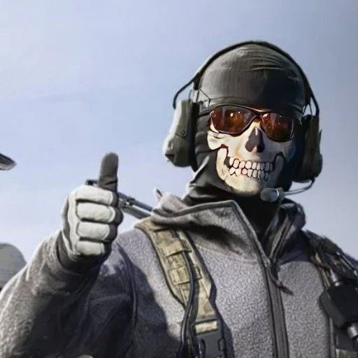 Стикерпак Ghost Call of duty для Telegram — скачать