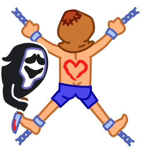 🔪 Эмодзи «Ghost Face - эмоджи из фильма Крик» для Telegram