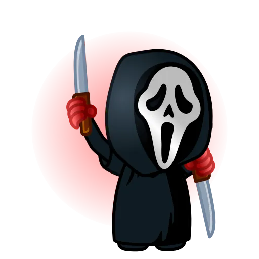 🩸 Эмодзи «Ghostface ち» для Telegram