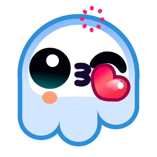 😘 Эмодзи «Ghostämoji» для Telegram