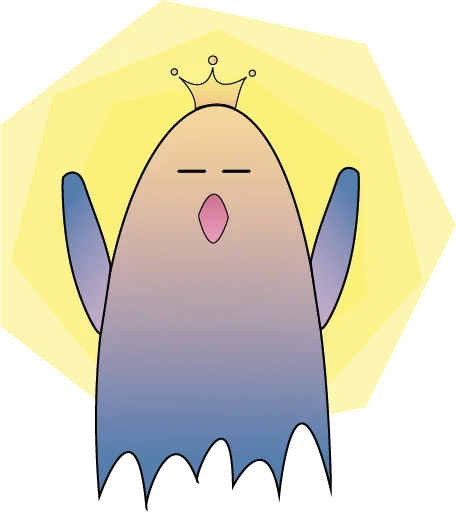🌞 Стикер «ghost princess» для Telegram