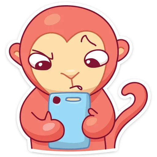 📱 Стикер «Monkey Gibby» для Telegram