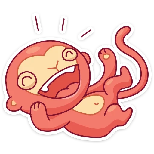😆 Стикер «Monkey Gibby» для Telegram