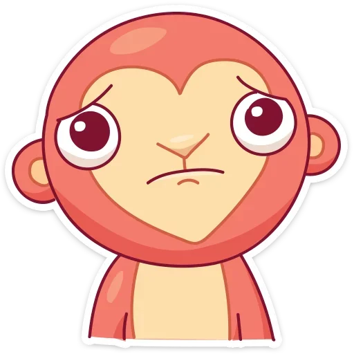 😟 Стикер «Monkey Gibby» для Telegram