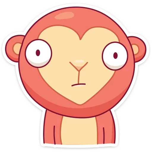 😕 Стикер «Monkey Gibby» для Telegram