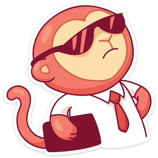 😎 Стикер «Monkey Gibby» для Telegram