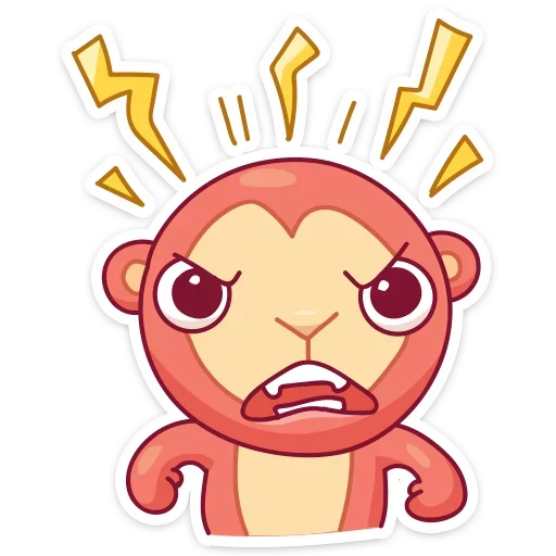 😡 Стикер «Monkey Gibby» для Telegram