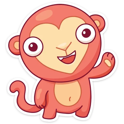 Стикерпак Monkey Gibby для Telegram