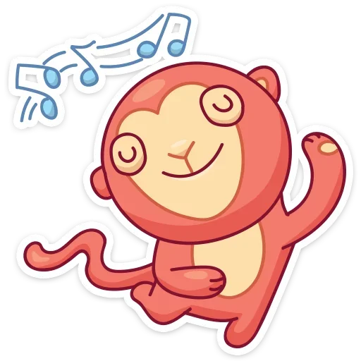 💃 Стикер «Monkey Gibby» для Telegram