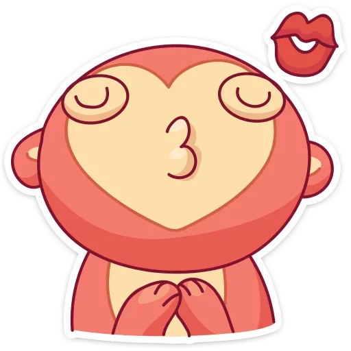 💋 Стикер «Monkey Gibby» для Telegram