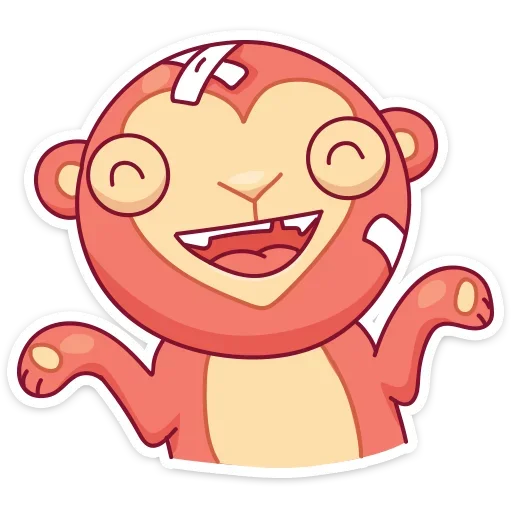 😋 Стикер «Monkey Gibby» для Telegram