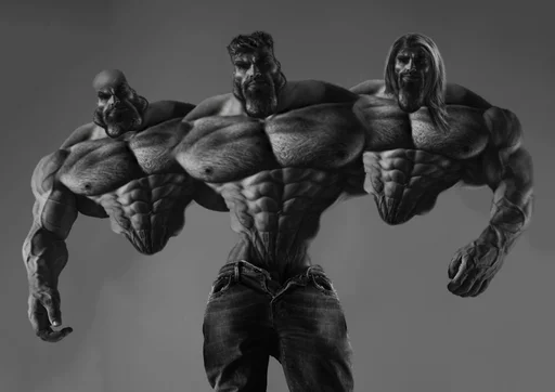 💪 Стикер «giga chad» для Telegram