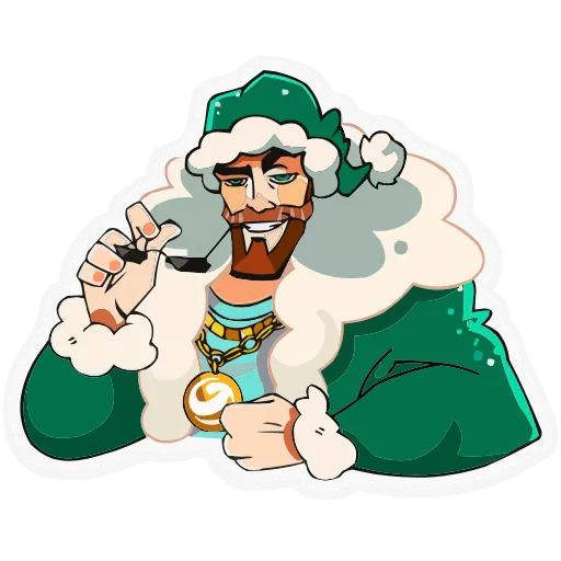🎅 Эмодзи «ГигаДед Мороз» для Telegram