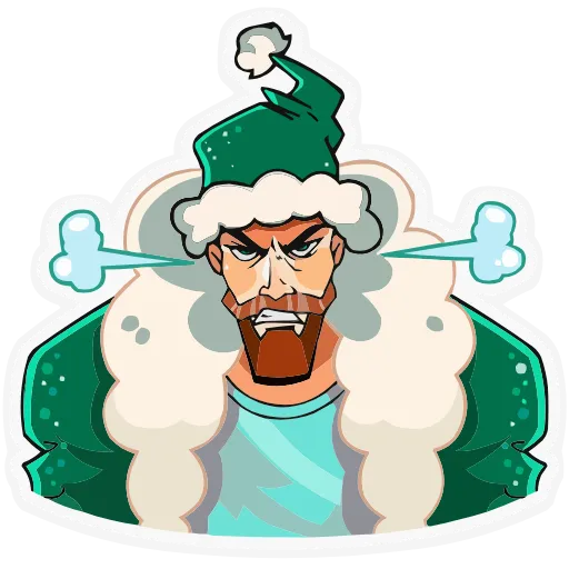 🎅 Эмодзи «ГигаДед Мороз» для Telegram