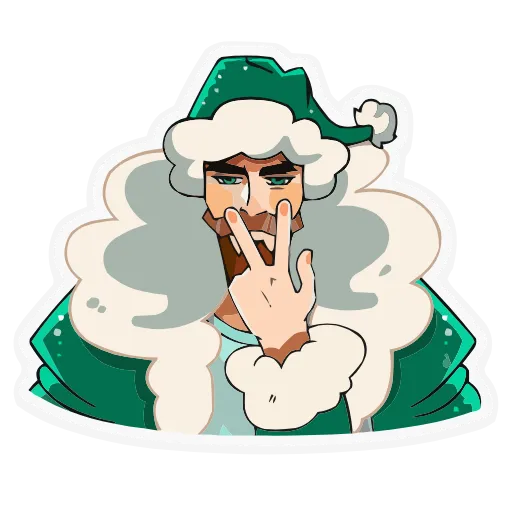 🎅 Эмодзи «ГигаДед Мороз» для Telegram