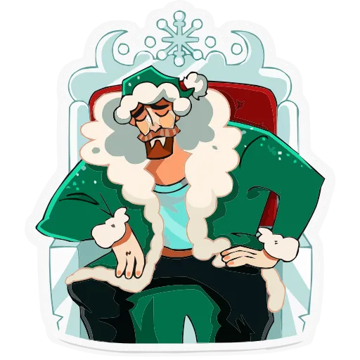 🎅 Эмодзи «ГигаДед Мороз» для Telegram
