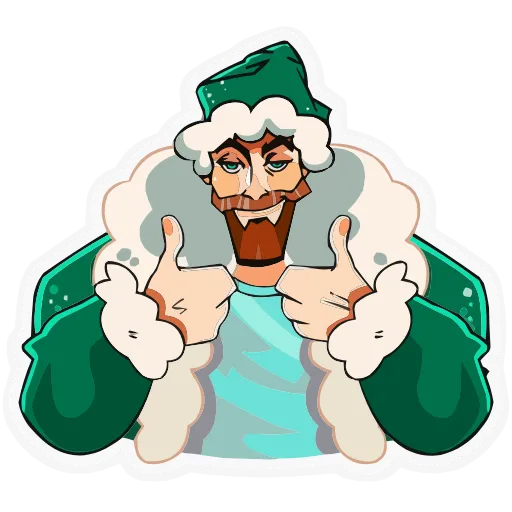 🎅 Эмодзи «ГигаДед Мороз» для Telegram