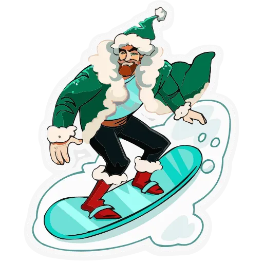 🎅 Эмодзи «ГигаДед Мороз» для Telegram