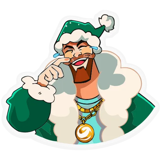 🎅 Эмодзи «ГигаДед Мороз» для Telegram