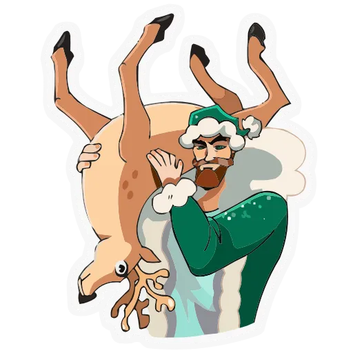 🎅 Эмодзи «ГигаДед Мороз» для Telegram