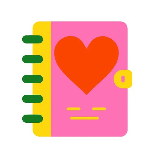 📔 Эмодзи «Жёлтые буквы с анимацией» для Telegram