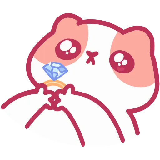 💍 Эмодзи «Набор эмоджи с котиком Рыжиком из ВК в качестве» для Telegram