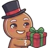 🎁 Эмодзи «Gingerbread» для Telegram