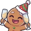 🎉 Эмодзи «Gingerbread» для Telegram