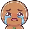 😢 Эмодзи «Gingerbread» для Telegram
