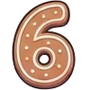 6️⃣ Эмодзи «Gingerbread» для Telegram