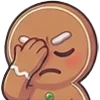 🙄 Эмодзи «Gingerbread» для Telegram
