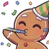 🎉 Эмодзи «Gingerbread» для Telegram