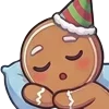 😴 Эмодзи «Gingerbread» для Telegram