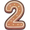 2️⃣ Эмодзи «Gingerbread» для Telegram