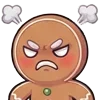 😠 Эмодзи «Gingerbread» для Telegram
