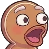 😮 Эмодзи «Gingerbread» для Telegram