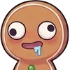 🤪 Эмодзи «Gingerbread» для Telegram