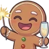 🎉 Эмодзи «Gingerbread» для Telegram