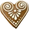 🫥 Эмодзи «Gingerbread cookies - пряничные эмодзи» для Telegram