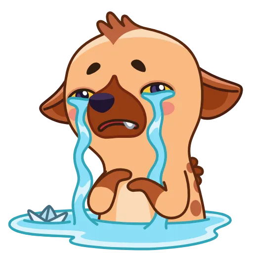 😭 Эмодзи «Гиена Гинни» для Telegram