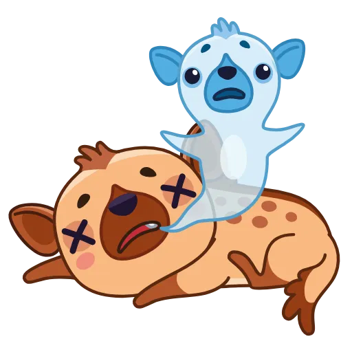 😵 Эмодзи «Гиена Гинни» для Telegram