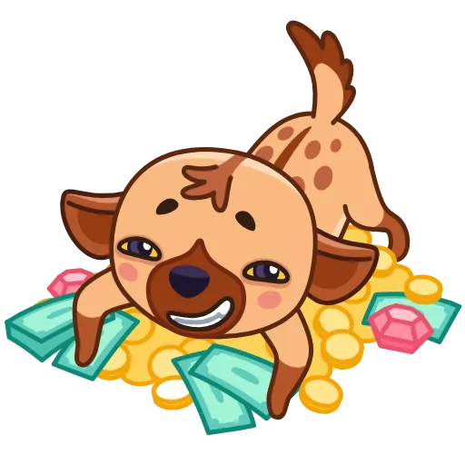 🤑 Эмодзи «Гиена Гинни» для Telegram