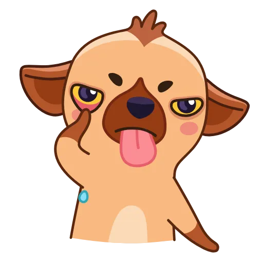 😜 Эмодзи «Гиена Гинни» для Telegram