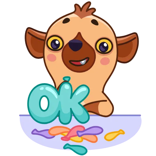 👌 Эмодзи «Гиена Гинни» для Telegram