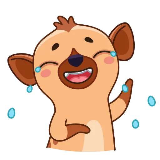 😂 Эмодзи «Гиена Гинни» для Telegram