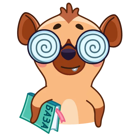 😵‍💫 Эмодзи «Гиена Гинни» для Telegram